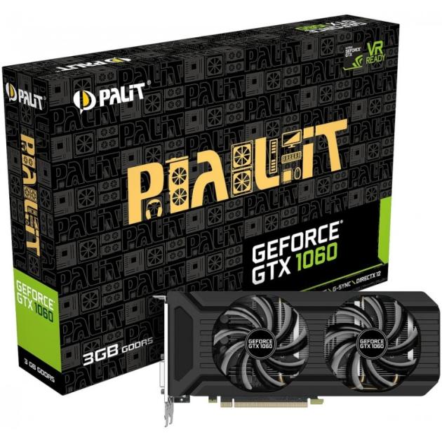 Видеокарта Palit GeForce GTX 1060 Super Jetstream 1594Mhz PCI-E 3.0 3072Mb 8000Mhz 192 bit DVI HDMI HDCP NE51060S15F9-1060J Видеокарта Palit GeForce GTX 1060 Super Jetstream 1594Mhz PCI-E 3.0 3072Mb 8000Mhz 192 bit DVI HDMI HDCP NE51060S15F9-1060J