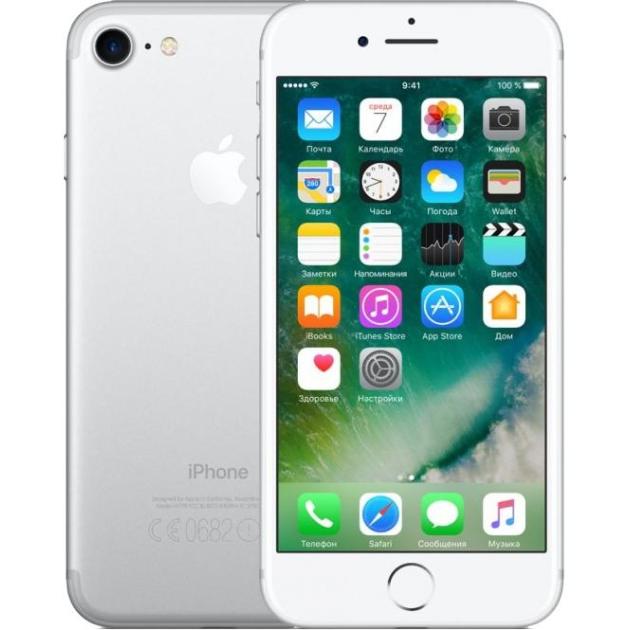 

Apple iPhone 7 восстановленный, Серебристый, 32 Гб