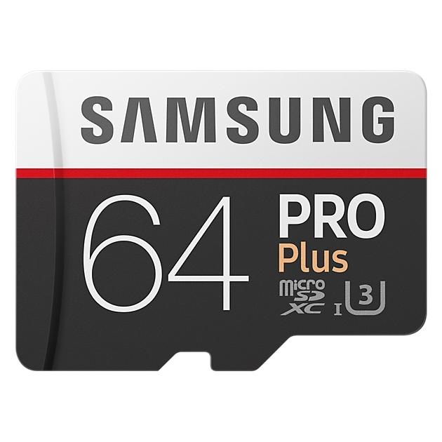 

Samsung microSDXC PRO Plus 95MB/s + SD adapter 64Гб