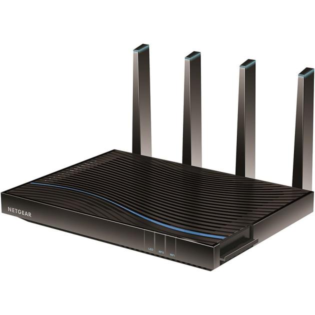 Роутер Netgear D8500-100EUS Черный, 5300Мбит/с, 2.4, 5 wi fi роутер netgear r7100lg 100eus r7100lg 100eus