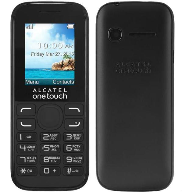 Alcatel One Touch 1052D Черный