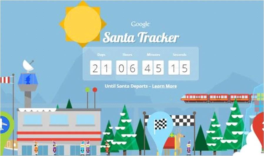 Вышло обновление для Santa Tracker от Google