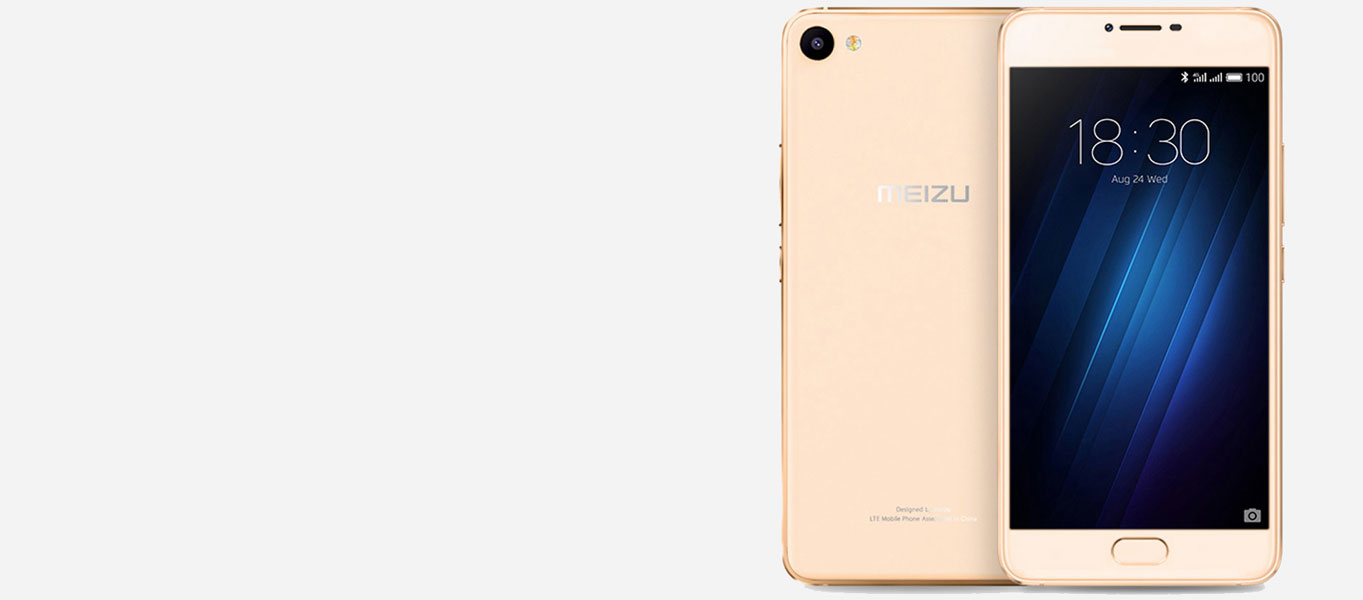 Смартфон Meizu U10 32Гб, цена телефона. Цвет золотой