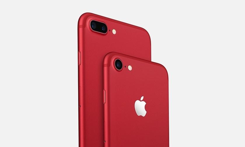 Apple представила красный iPhone 7 и самый дешевый iPad