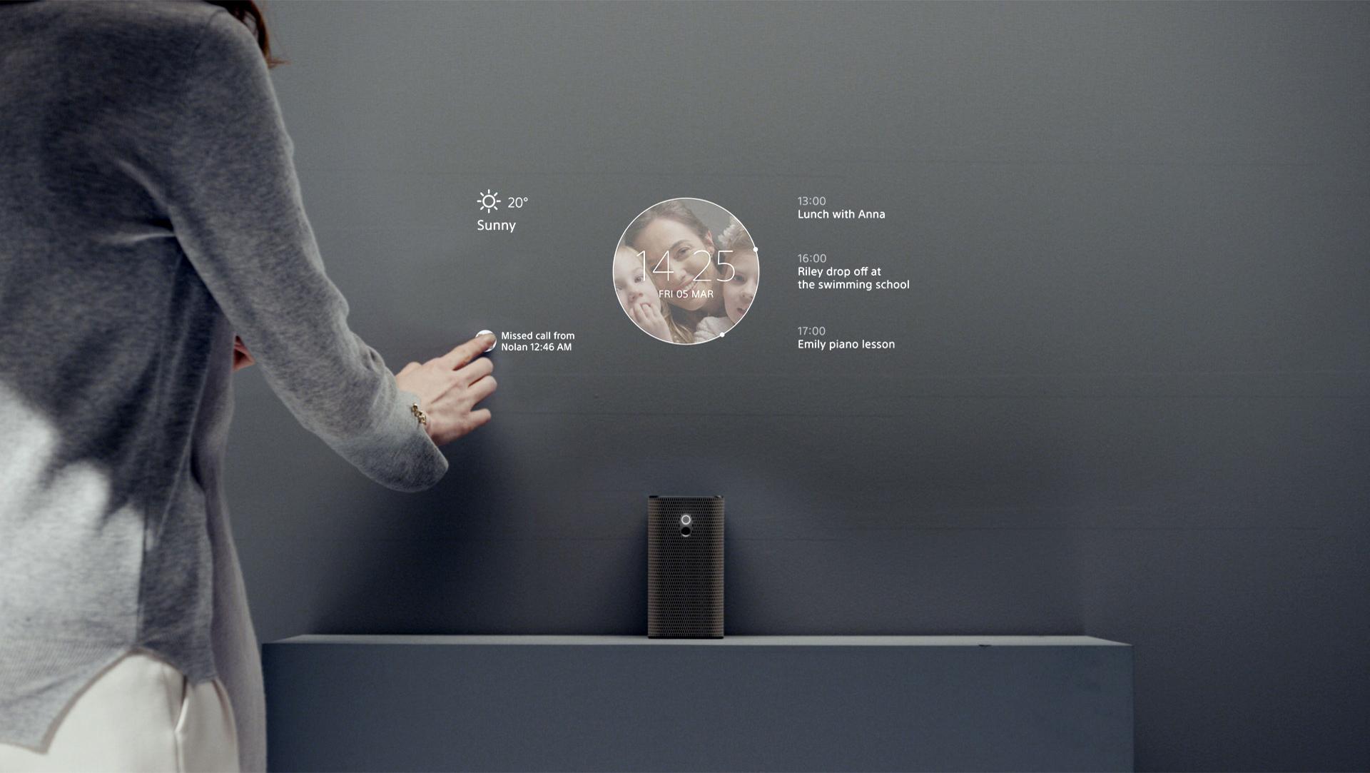 Будущее настало: сенсорный проектор Sony Xperia Touch
