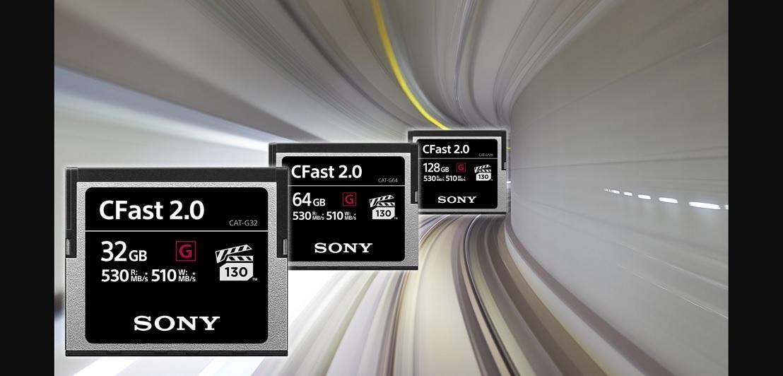 Новые CFast карты памяти Sony