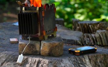 TENGU - заряжаем гаджеты на костре