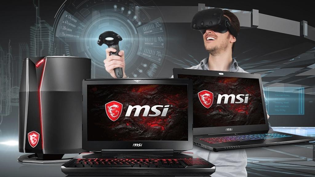 Новые игровые ноутбуки от MSI для VR