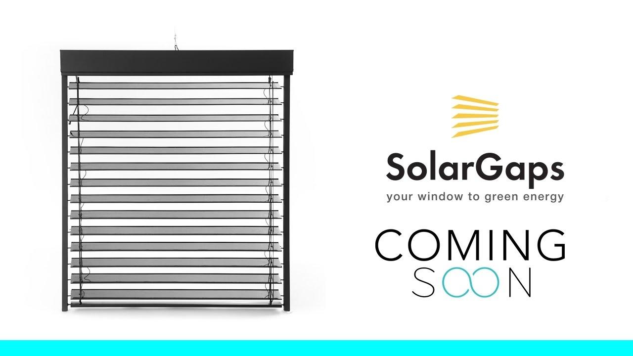 SolarGaps - жалюзи с солнечными панелями