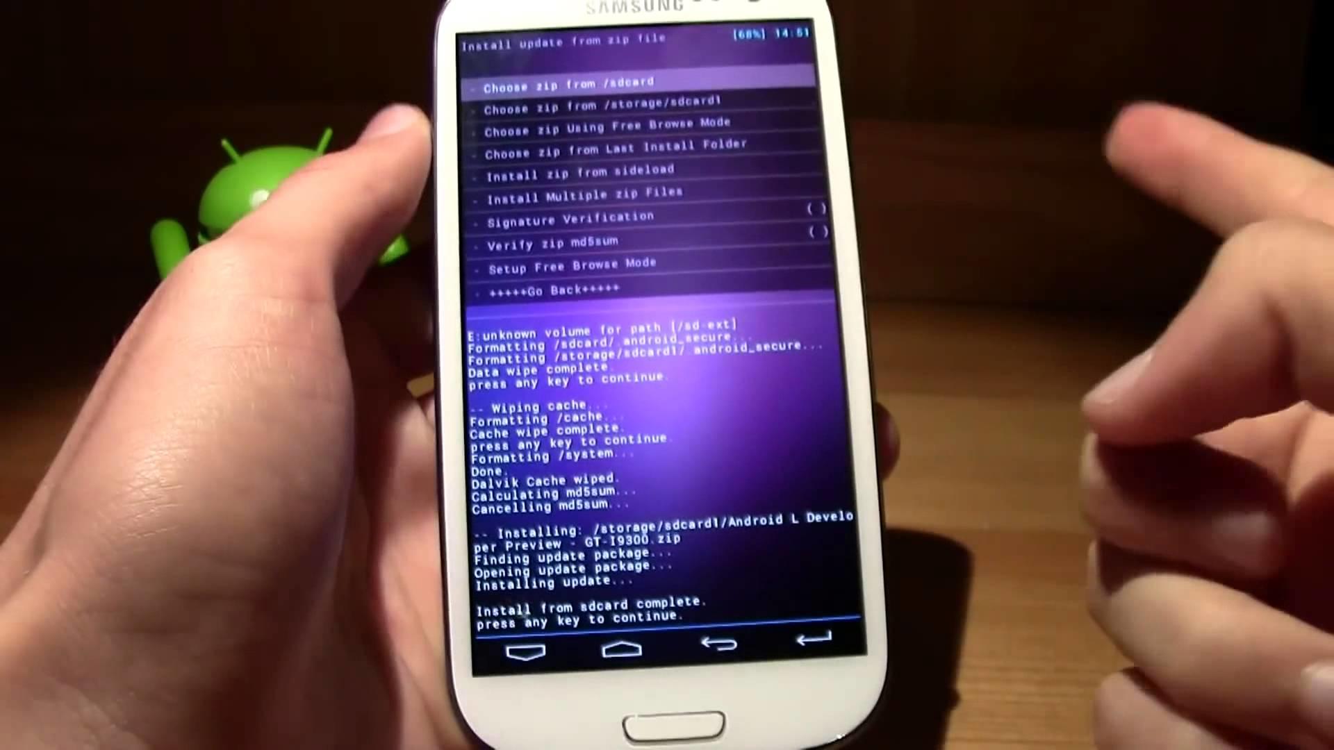 Андроид 5.0 Samsung s3