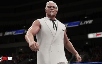 Основатель KFC Полковник Сандерс в WWE 2018...