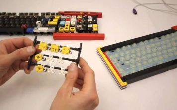 Механическая клавиатура из Lego