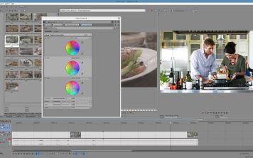 Как добавить эффекты переходов в Sony Vegas?