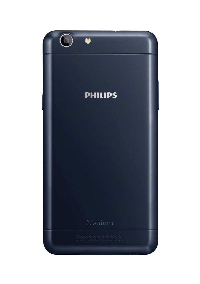 Смартфон Philips Xenium V526 8Гб, Dual SIM, 4G LTE, 3G, цена телефона. Цвет  синий