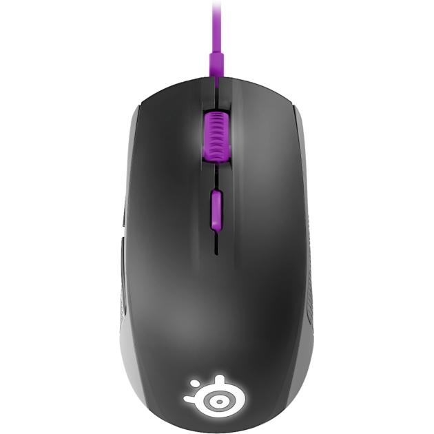 

Steelseries Rival 100 черно-фиолетовая