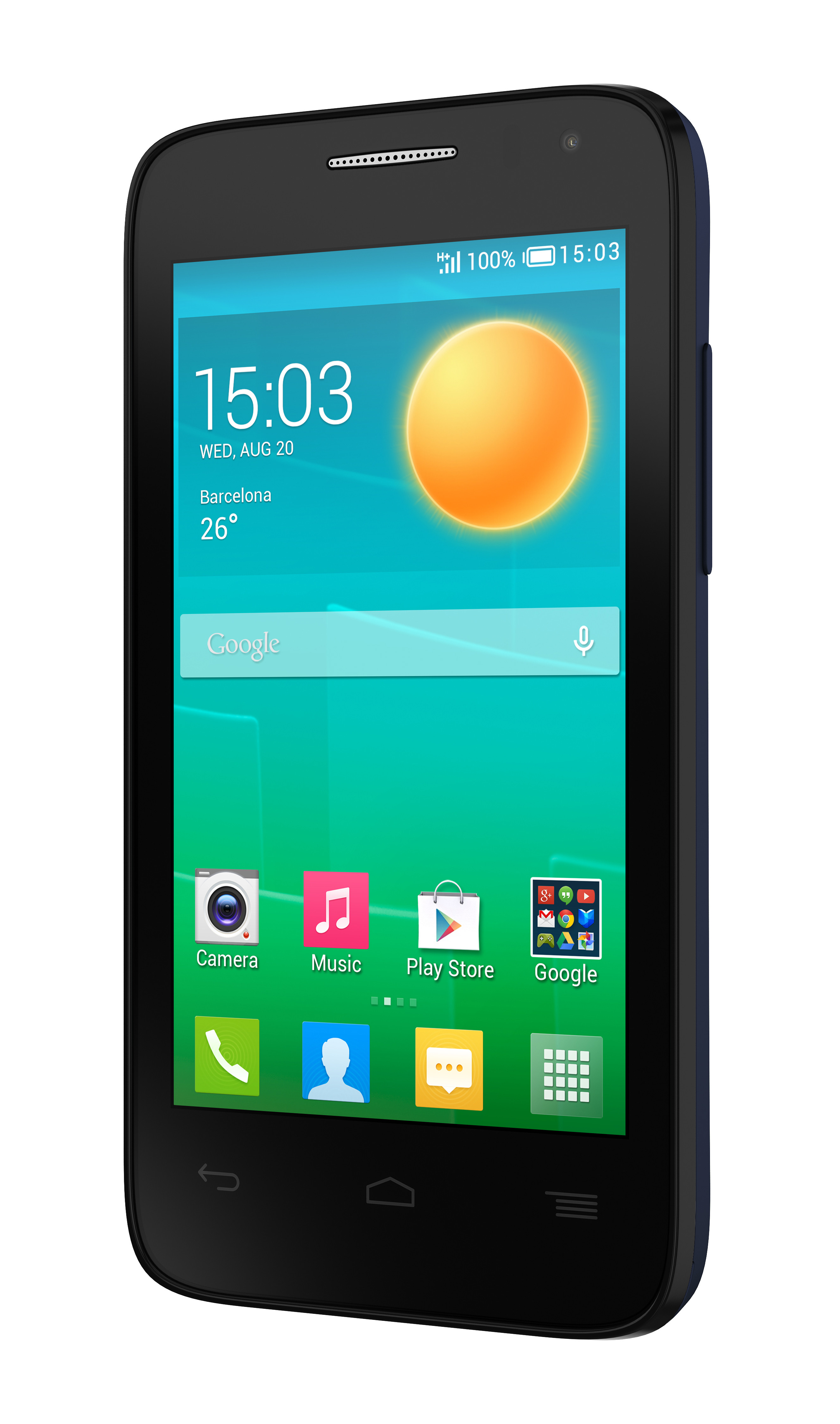 Смартфон Alcatel 5038D POP D5 Fashion, 4Гб, 2 SIM, цена телефона. Цвет синий