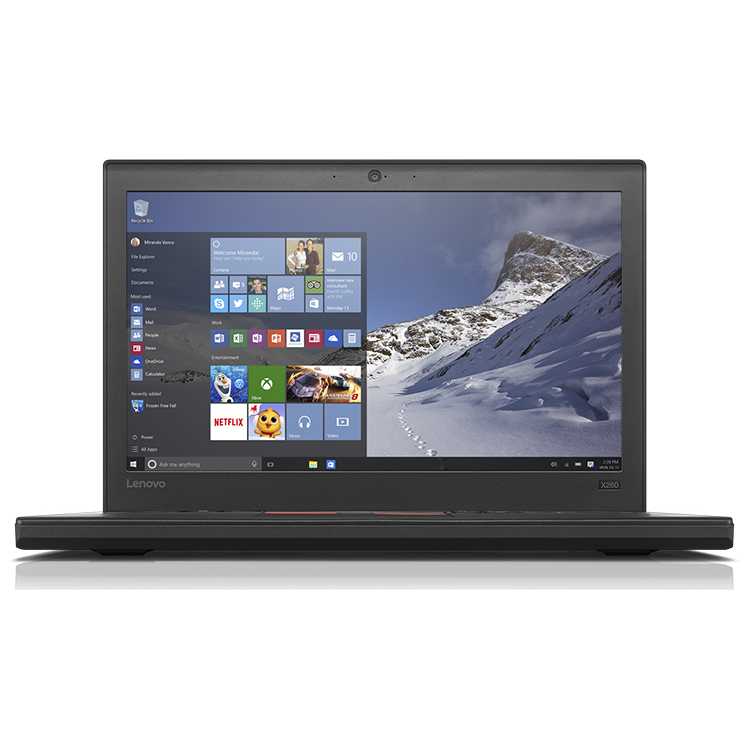 Lenovo ThinkPad X260 20F6S02900 12.5", Intel Core i7, 2500МГц, 8Гб RAM, DVD нет, 256Гб, Windows 10, Windows 7, Wi-Fi, Bluetooth