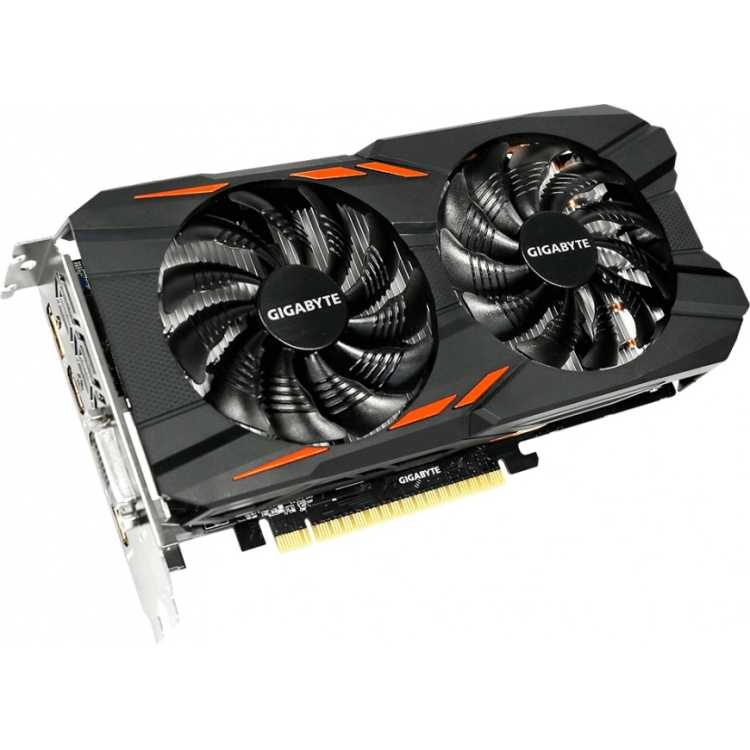 GIGABYTE GeForce GTX 1050 Ti 1328Mhz PCI-E 3.0 4096Mb 7008Mhz 128 bit DVI 3xHDMI HDCP Windforce OC
