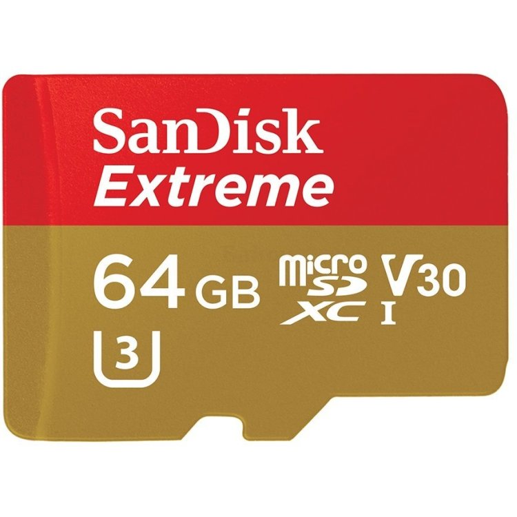 SanDisk Extreme microSDXC Class 10 UHS Class 3 V30 90MB/s
