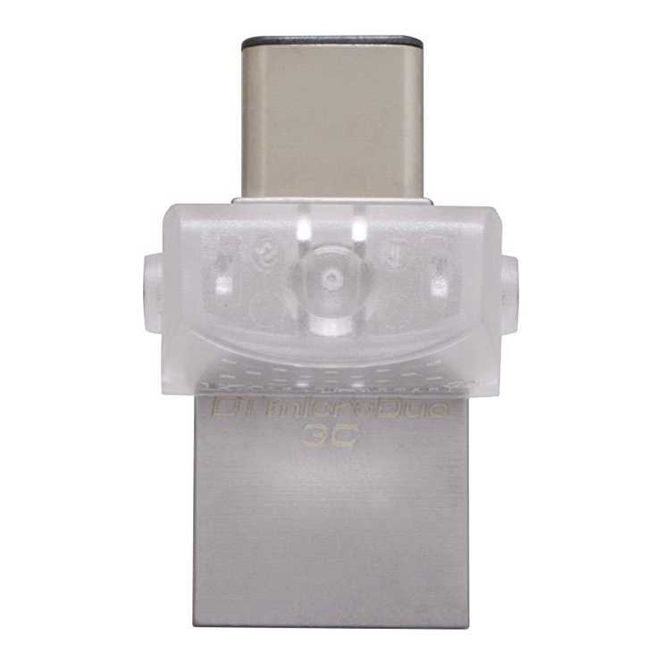 Kingston DataTraveler DTDUO3C 128ГБ, пластик, металл, USB 3.1