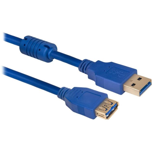 

Defender USB02-06PRO 1.8м, USB, Синий