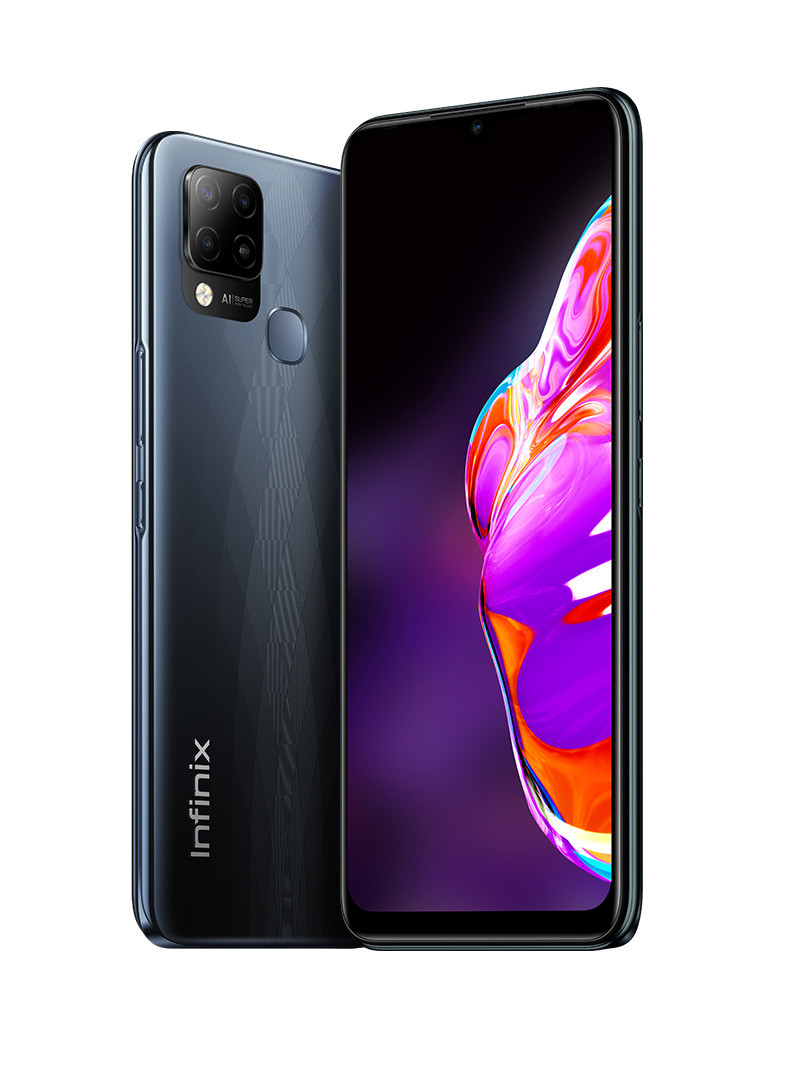 Предзаказ смартфона Infinix HOT 10S 4+128, цена телефона. Цвета в наличии:  зеленый, синий, черный