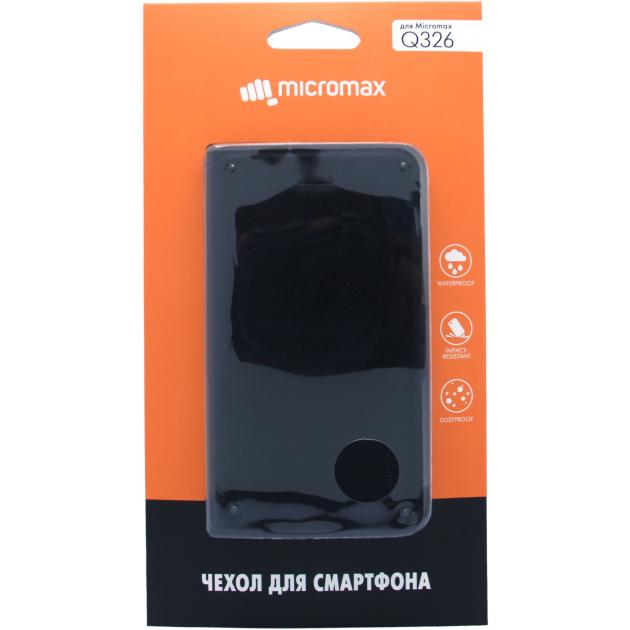 

Чехол-книжка для Micromax Q326 Черный