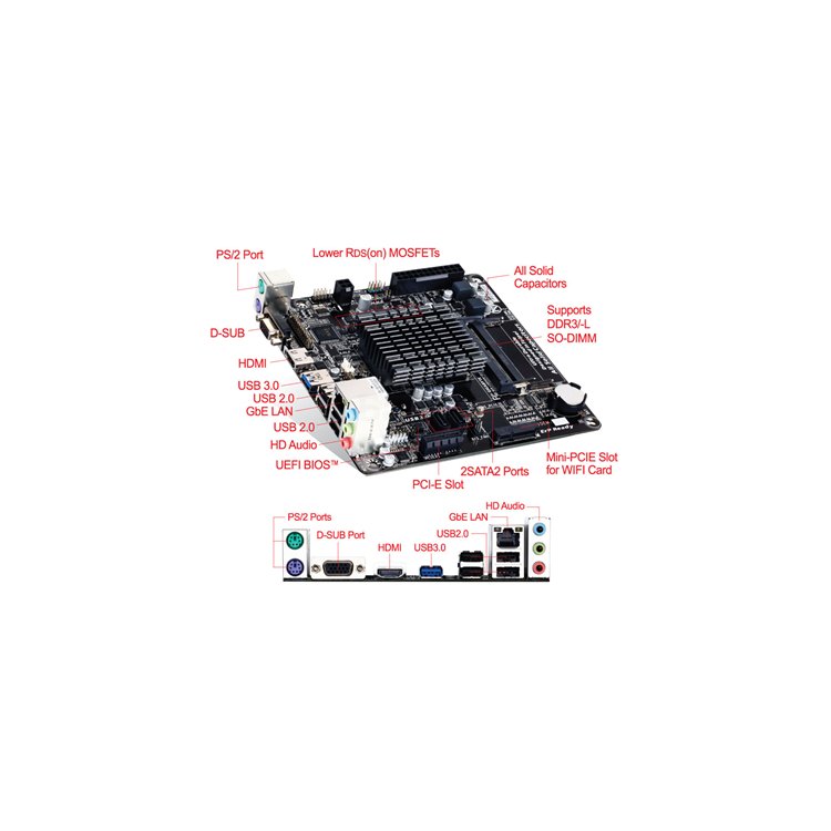 GigaByte GA-J1800N-D2H V1.1