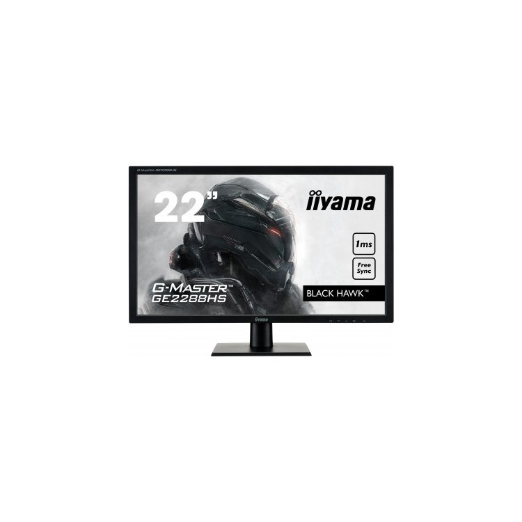Iiyama G-MASTER GE2288HS-B1 21.5", TFT TN, 1920x1080, Full HD, HDMI, DVI