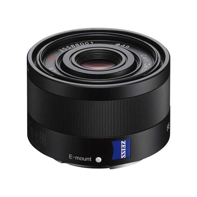 Sony Carl Zeiss Sonnar T* FE 35mm f/2.8 ZA Широкоугольный, Sony E, Совместимость с полнокадровыми фотоаппаратами