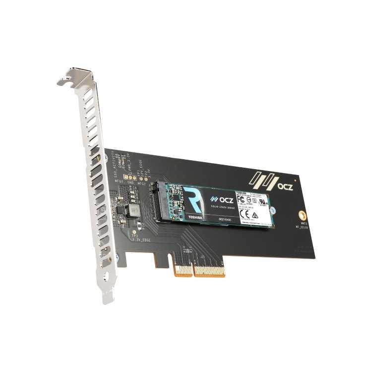 Toshiba OCZ RD400A [RVD400-M22280-256G-A] Add-in-Card (AIC), 256Гб, PCI-E x4