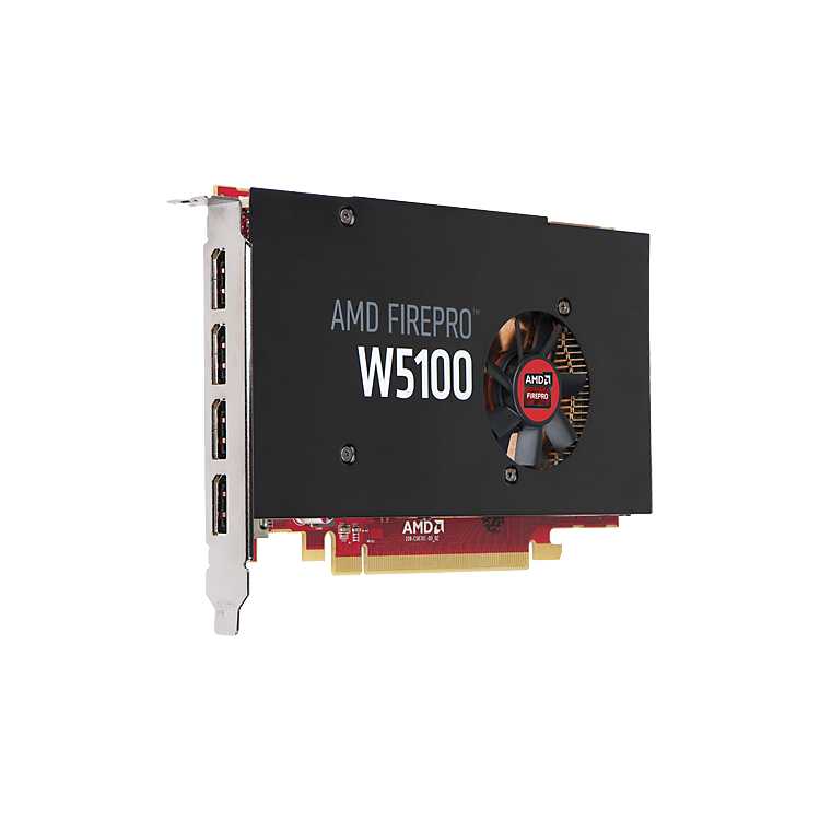 HP AMD FirePro W5100 4096Мб, GDDR5, 930MHz