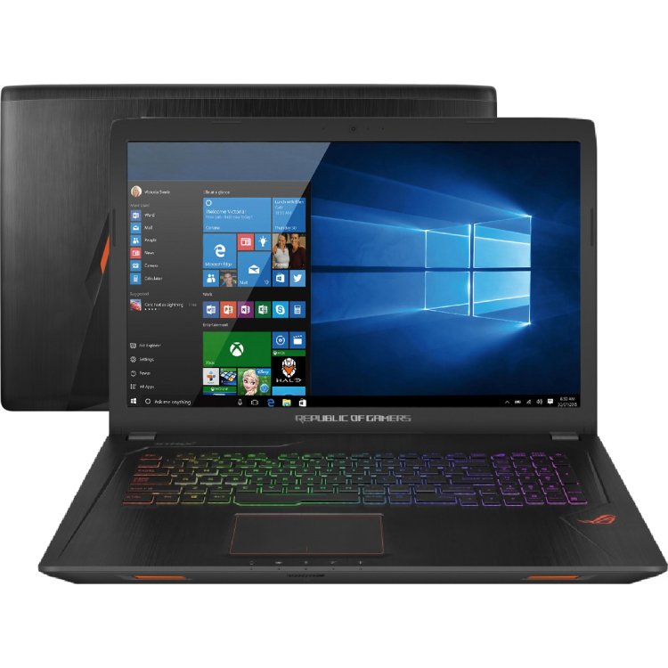 Asus ROG GL553VE-FY054T 15.6", Intel Core i7, 2800Мгц, 16Гб, 1Тб+256Гб, DVDrw, Bluetooth, WiFi, Windows 10