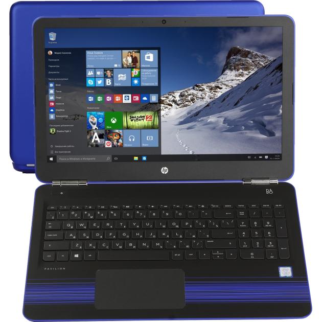 

HP Pavilion 15-au126ur Синий