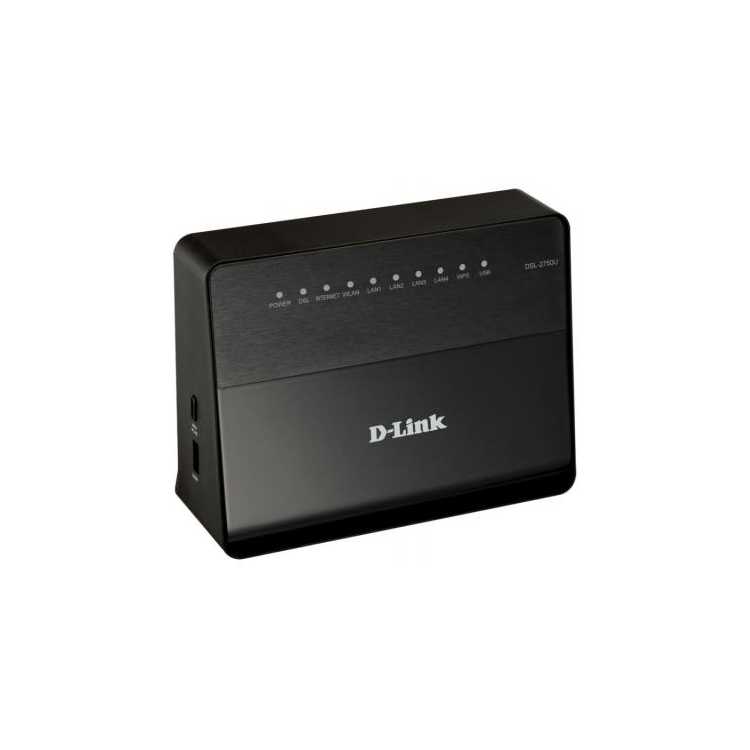 D-Link DSL-2750U/RA/U2A/U3A, 300Мбит/с, 2.4