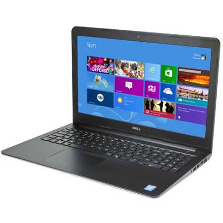 Dell Inspiron 5555 15.6", AMD A6, 2000МГц, 4Гб RAM, 500Гб, Черный, Wi-Fi, Windows 10, Bluetooth