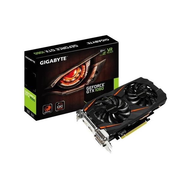 

Gigabyte GeForce GTX 1060 WINDFORCE OC 6G
