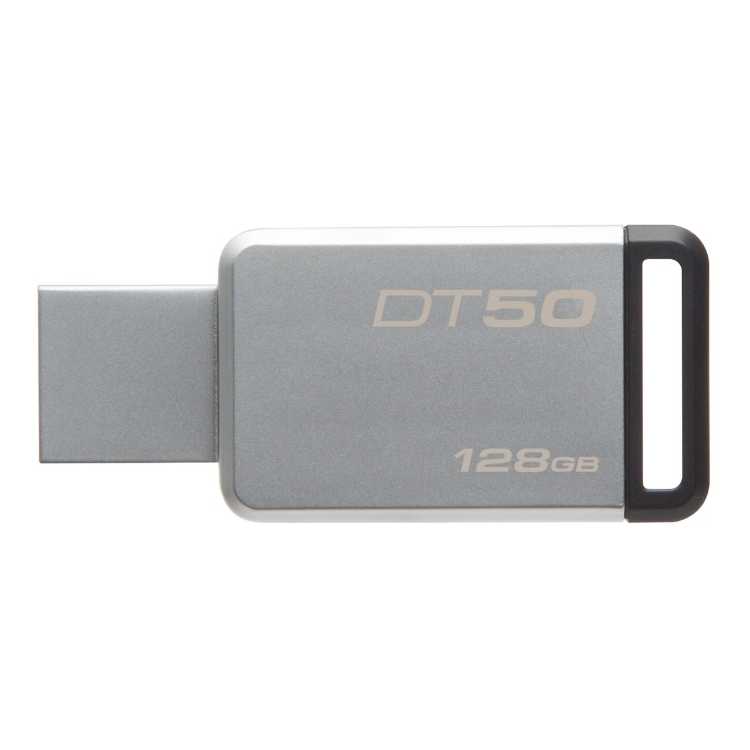 Kingston DT50 128ГБ, металл, USB 3.0