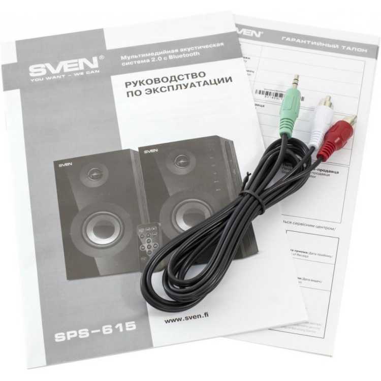 Sven SPS-615, 2.0, 2RCA, MDF