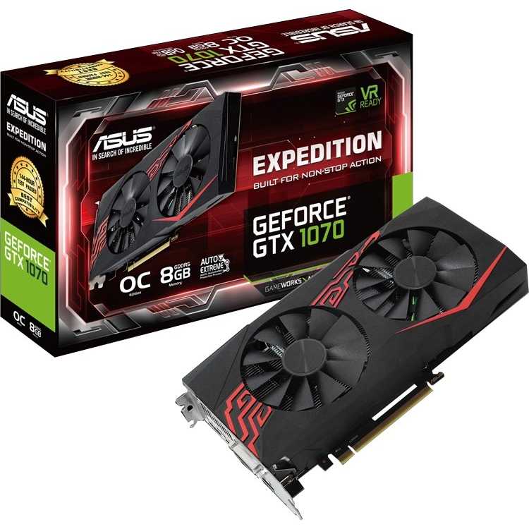 ASUS NVIDIA GeForce GTX 1070 Expedition