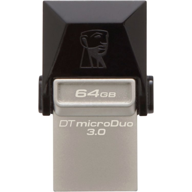 Kingston DataTraveler microDuo 3.0 64Гб, USB 3.0/microUSB