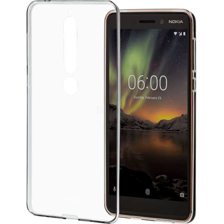 Чехол Nokia 6.1 Clear Case Прозрачный