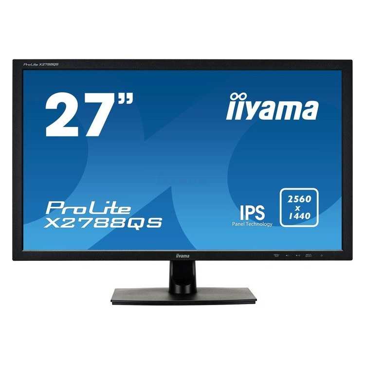 Iiyama ProLite X2788QS-B1 27", HDMI, 2560x1440, DisplayPort, Встроенные колонки