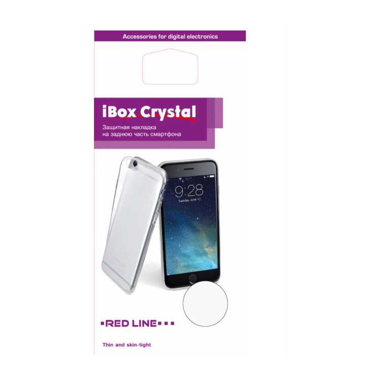 Red Line iBox Crystal для iPhone 5/5S/SE 4"