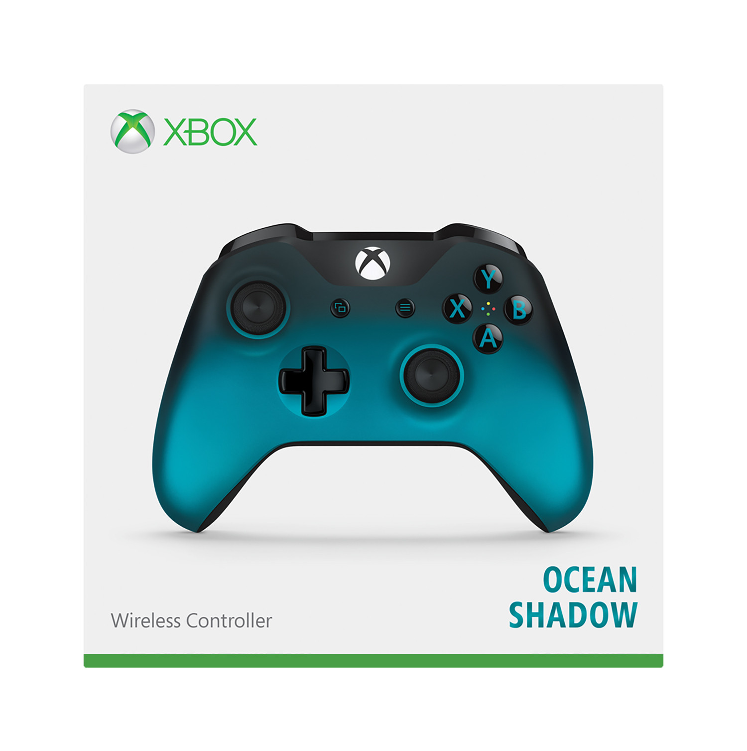 Аксессуар для xbox Геймпад Xbox One, цена. Цвет ocean Shadow