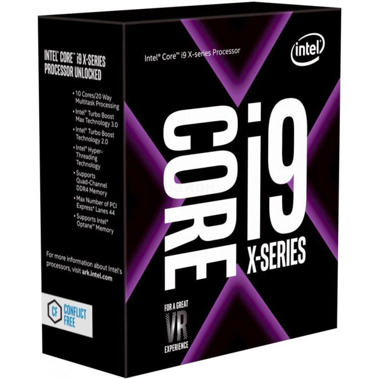 Intel Core i9-7900X Box 10 ядер, 3300МГц, Box