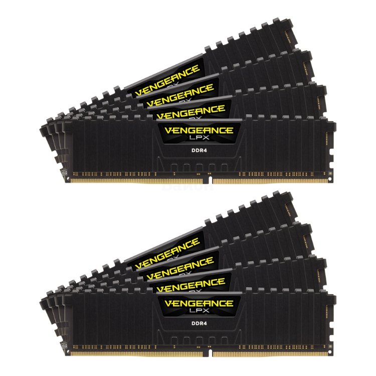 Corsair Vengeance LPX CMK64GX4M8B2800C14 Rtl DDR4, 8, 64ГБ, PC4-22400, 2800МГц, DIMM