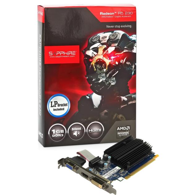 

Sapphire R5 230 11233-01-10G 1024Мб, DDR3
