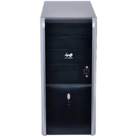 IN WIN Midi Tower InWin EAR007 Black/Silver 450W 2*USB 3.0+Audio ATX черно-серебристый