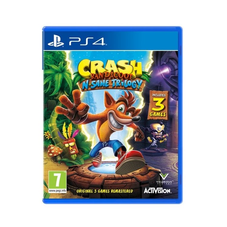 Crash Bandicoot N’sane Trilogy Sony PlayStation 4, специальное издание, английский язык